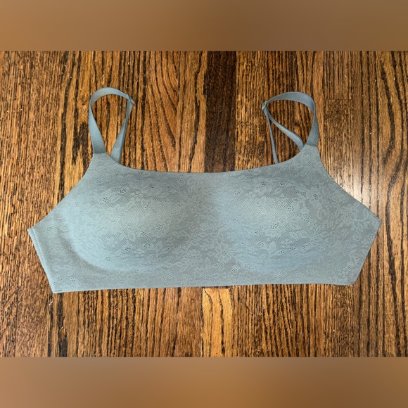 Aerie SMOOTHIEZ lace bra-ish wireless bralette medium like new - Picture 1 of 6